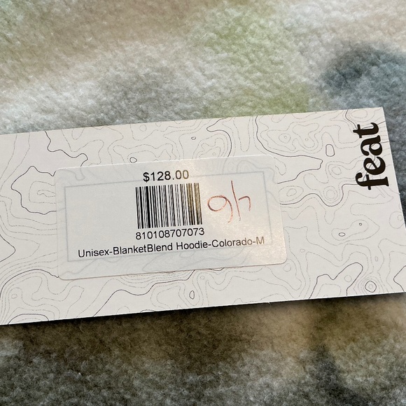 NWT Feat Blanket Blend Unisex Tie Dye Hoodie Size M Colorado - Picture 3 of 7